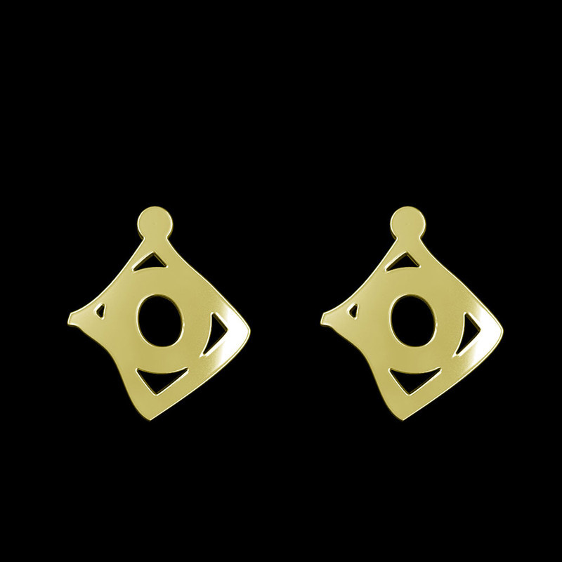 گوشواره طلا 18 عیار زنانه مدوپد مدل هندسی کد GA1-16158 گوشواره طلا 18 عیار زنانه مدوپد مدل هندسی کد GA1-16158