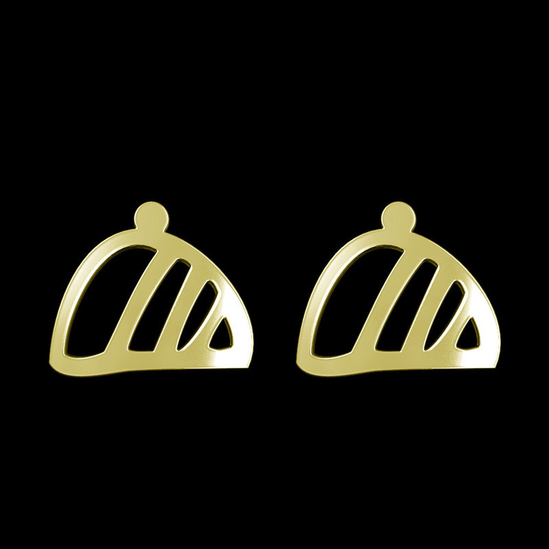 گوشواره طلا 18 عیار زنانه مدوپد مدل هندسی کد GA1-16178 گوشواره طلا 18 عیار زنانه مدوپد مدل هندسی کد GA1-16178