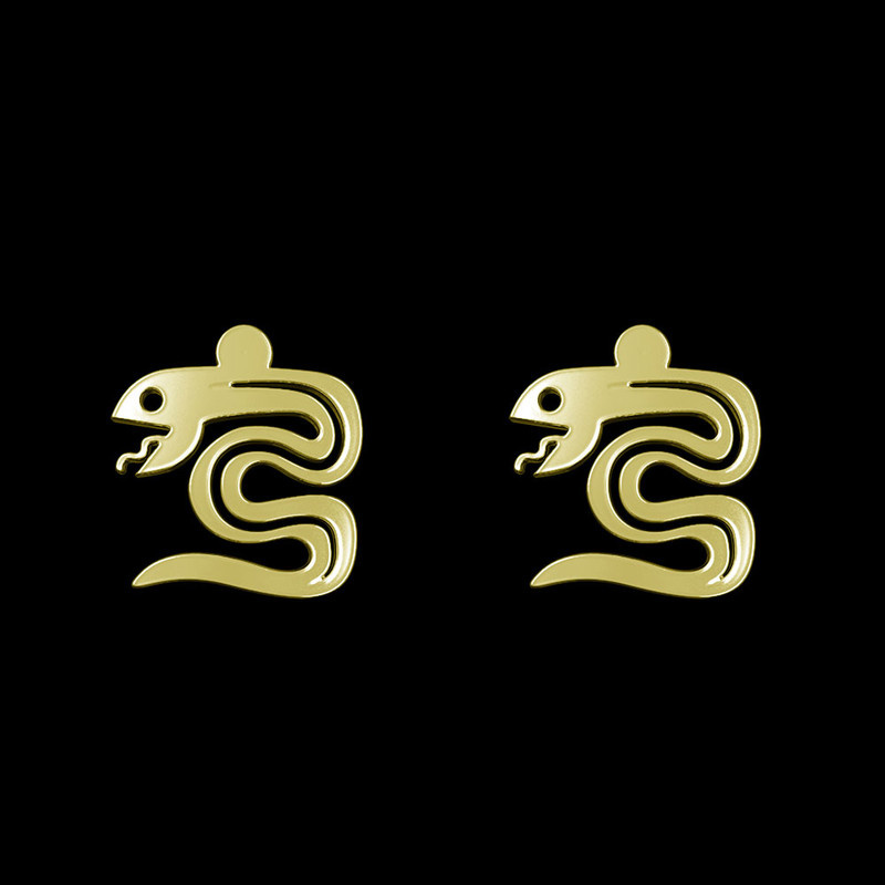 گوشواره طلا 18 عیار زنانه مدوپد مدل مار کد GA1-16240 گوشواره طلا 18 عیار زنانه مدوپد مدل مار کد GA1-16240