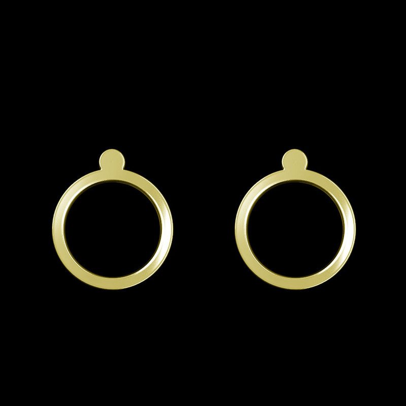 گوشواره طلا 18 عیار زنانه مدوپد مدل دایره کد GA1-16260 گوشواره طلا 18 عیار زنانه مدوپد مدل دایره کد GA1-16260