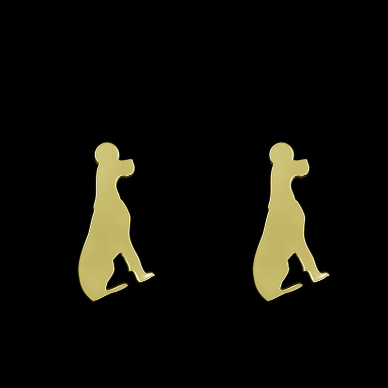 گوشواره طلا 18 عیار زنانه مدوپد مدل سگ کد GA1-16398 گوشواره طلا 18 عیار زنانه مدوپد مدل سگ کد GA1-16398