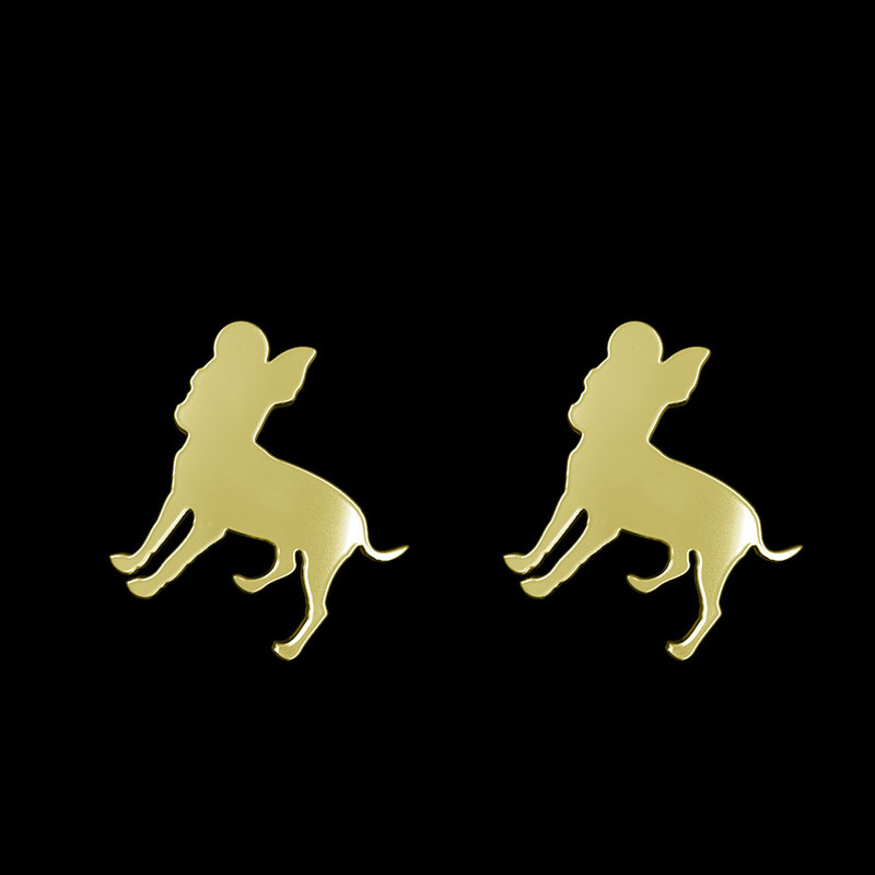 گوشواره طلا 18 عیار زنانه مدوپد مدل سگ کد GA1-16460 گوشواره طلا 18 عیار زنانه مدوپد مدل سگ کد GA1-16460