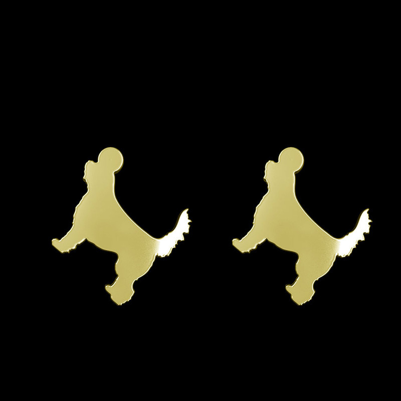 گوشواره طلا 18 عیار زنانه مدوپد مدل سگ کد GA1-16463 گوشواره طلا 18 عیار زنانه مدوپد مدل سگ کد GA1-16463