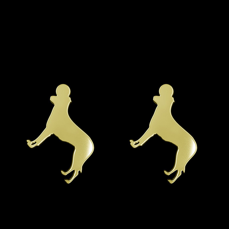 گوشواره طلا 18 عیار زنانه مدوپد مدل سگ کد GA1-16489 گوشواره طلا 18 عیار زنانه مدوپد مدل سگ کد GA1-16489