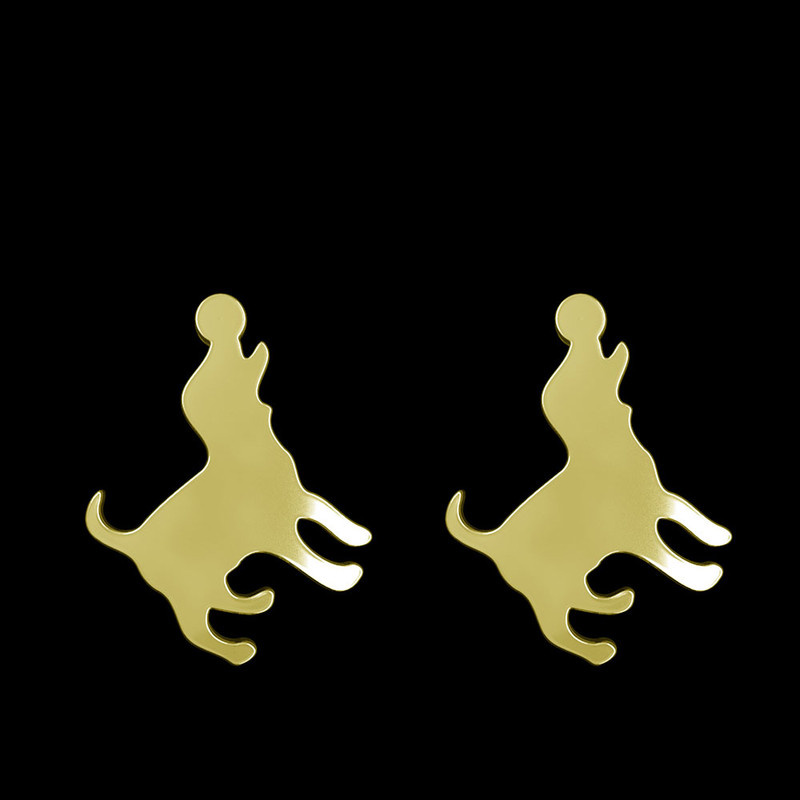 گوشواره طلا 18 عیار زنانه مدوپد مدل سگ کد GA1-16554 گوشواره طلا 18 عیار زنانه مدوپد مدل سگ کد GA1-16554