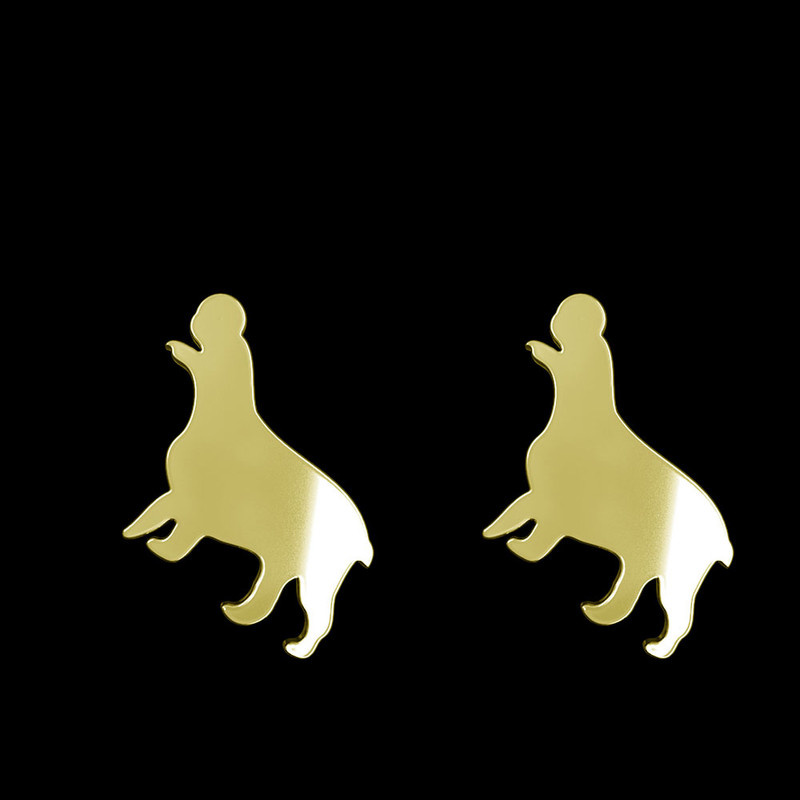 گوشواره طلا 18 عیار زنانه مدوپد مدل سگ کد GA1-16561 گوشواره طلا 18 عیار زنانه مدوپد مدل سگ کد GA1-16561