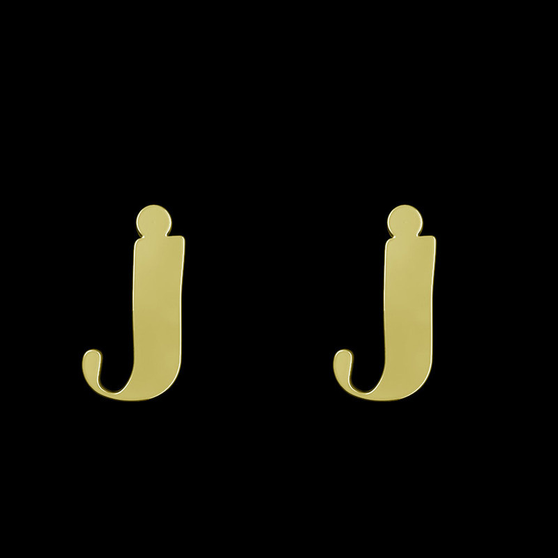 گوشواره طلا 18 عیار زنانه مدوپد مدل حرف J کد GA1-16629 گوشواره طلا 18 عیار زنانه مدوپد مدل حرف J کد GA1-16629