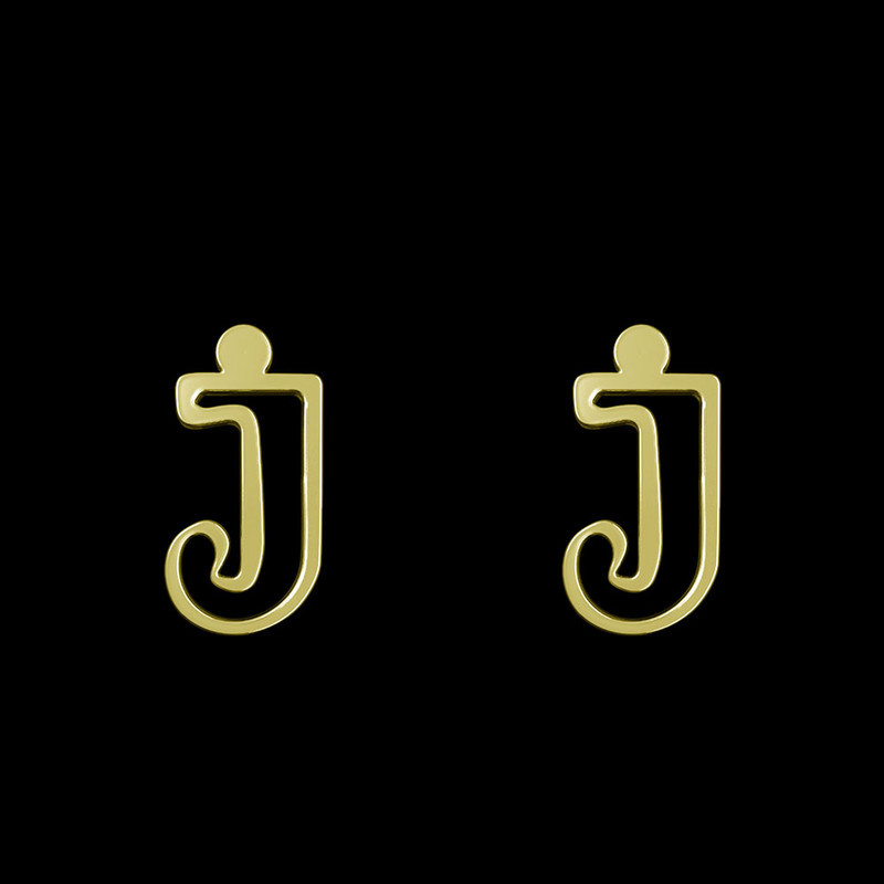 گوشواره طلا 18 عیار زنانه مدوپد مدل حرف J کد GA1-16690 گوشواره طلا 18 عیار زنانه مدوپد مدل حرف J کد GA1-16690