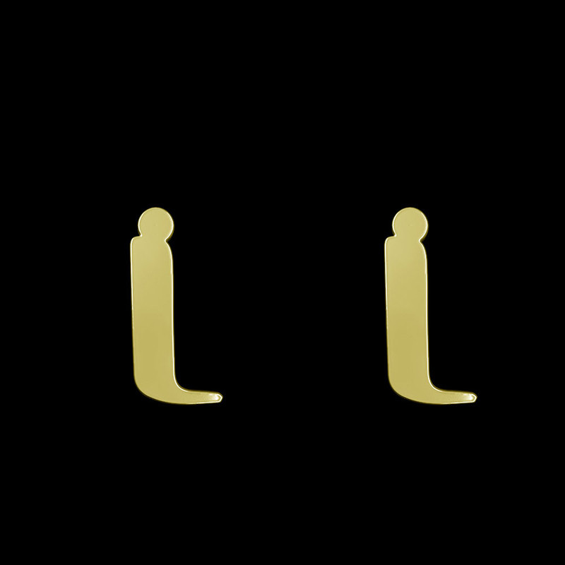 گوشواره طلا 18 عیار زنانه مدوپد مدل حرف L کد GA1-16718 گوشواره طلا 18 عیار زنانه مدوپد مدل حرف L کد GA1-16718