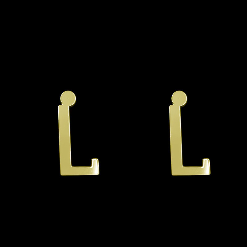 گوشواره طلا 18 عیار زنانه مدوپد مدل حرف L کد GA1-16744 گوشواره طلا 18 عیار زنانه مدوپد مدل حرف L کد GA1-16744