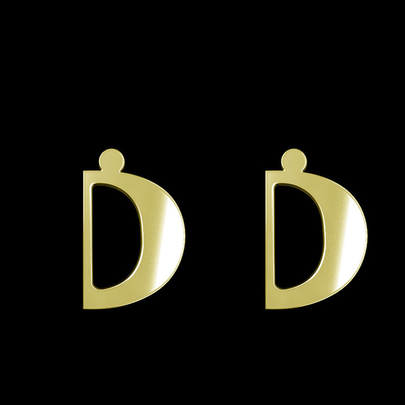 گوشواره طلا 18 عیار زنانه مدوپد مدل حرف D کد GA1-16864 گوشواره طلا 18 عیار زنانه مدوپد مدل حرف D کد GA1-16864