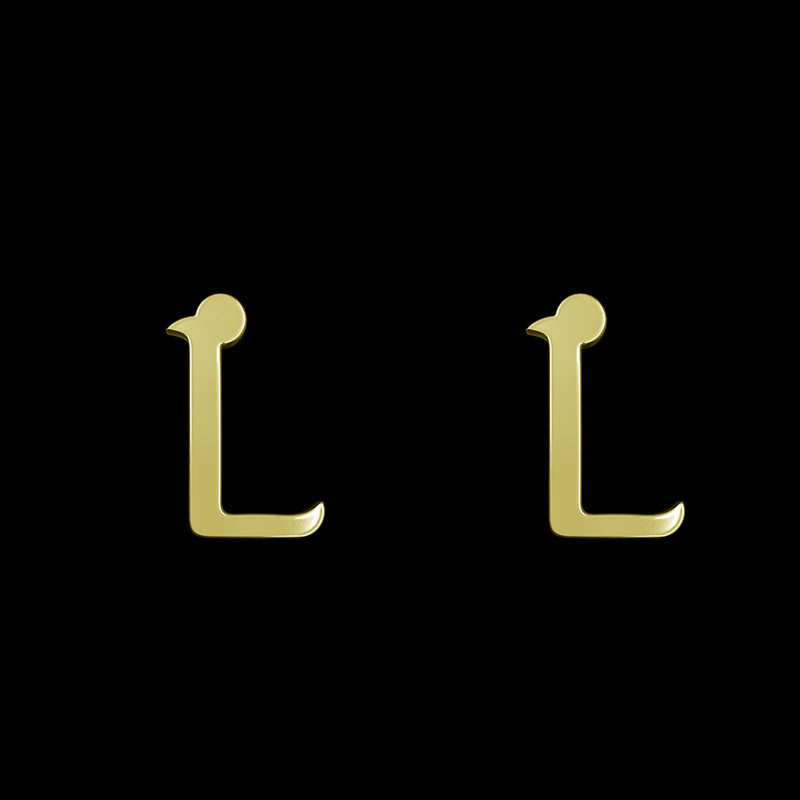 گوشواره طلا 18 عیار زنانه مدوپد مدل حرف L کد GA1-16924 گوشواره طلا 18 عیار زنانه مدوپد مدل حرف L کد GA1-16924