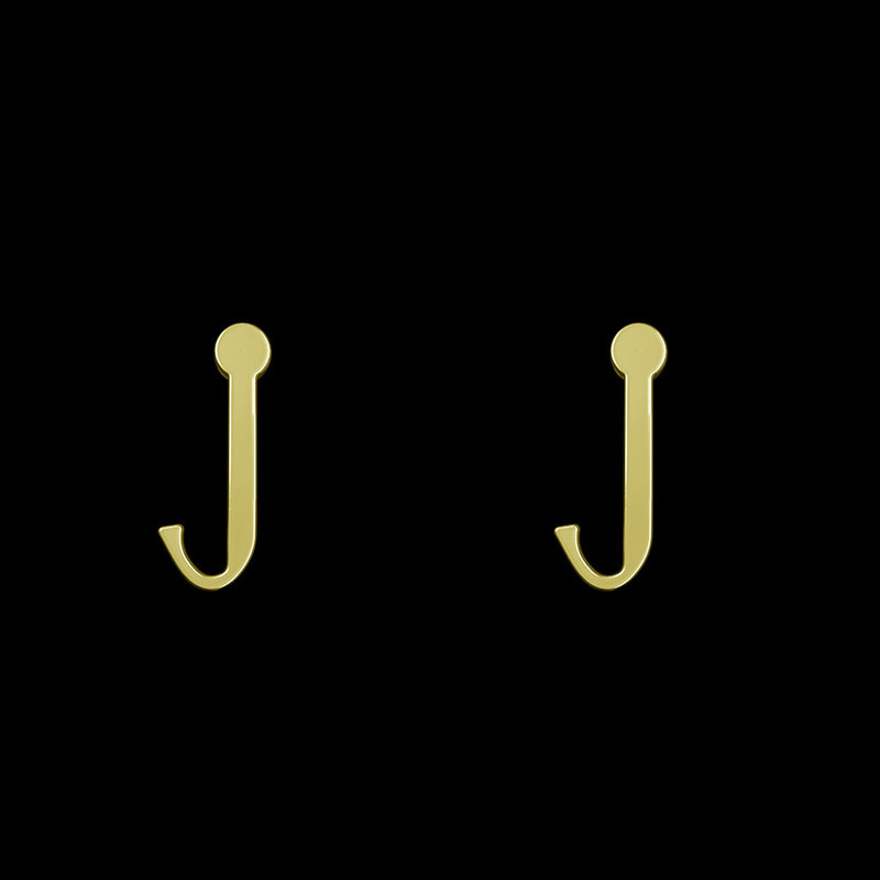 گوشواره طلا 18 عیار زنانه مدوپد مدل حرف J کد GA1-16948 گوشواره طلا 18 عیار زنانه مدوپد مدل حرف J کد GA1-16948