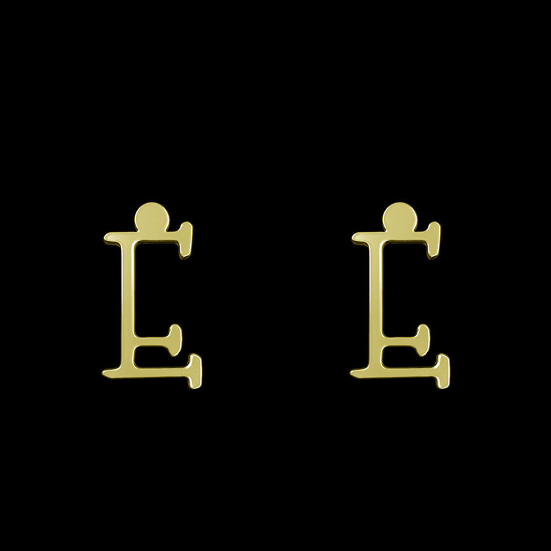 گوشواره طلا 18 عیار زنانه مدوپد مدل حرف E کد GA1-16969 گوشواره طلا 18 عیار زنانه مدوپد مدل حرف E کد GA1-16969