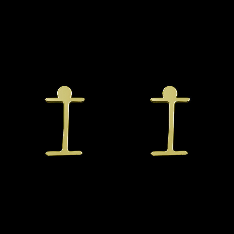 گوشواره طلا 18 عیار زنانه مدوپد مدل حرف I کد GA1-16973 گوشواره طلا 18 عیار زنانه مدوپد مدل حرف I کد GA1-16973