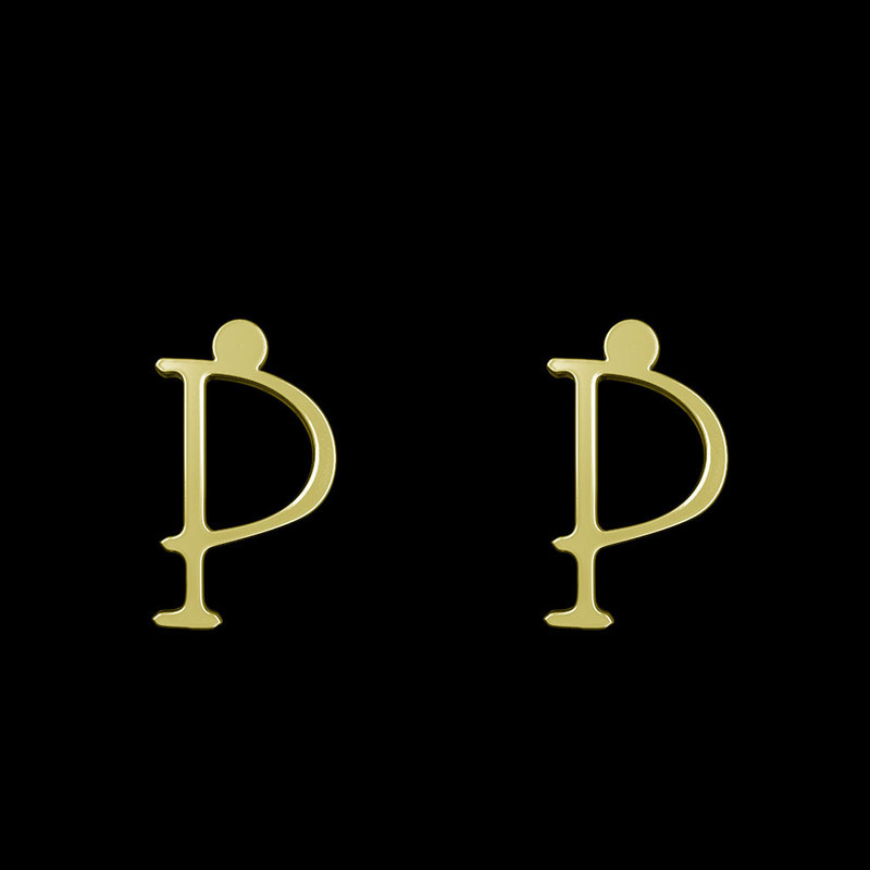 گوشواره طلا 18 عیار زنانه مدوپد مدل حرف P کد GA1-16980 گوشواره طلا 18 عیار زنانه مدوپد مدل حرف P کد GA1-16980