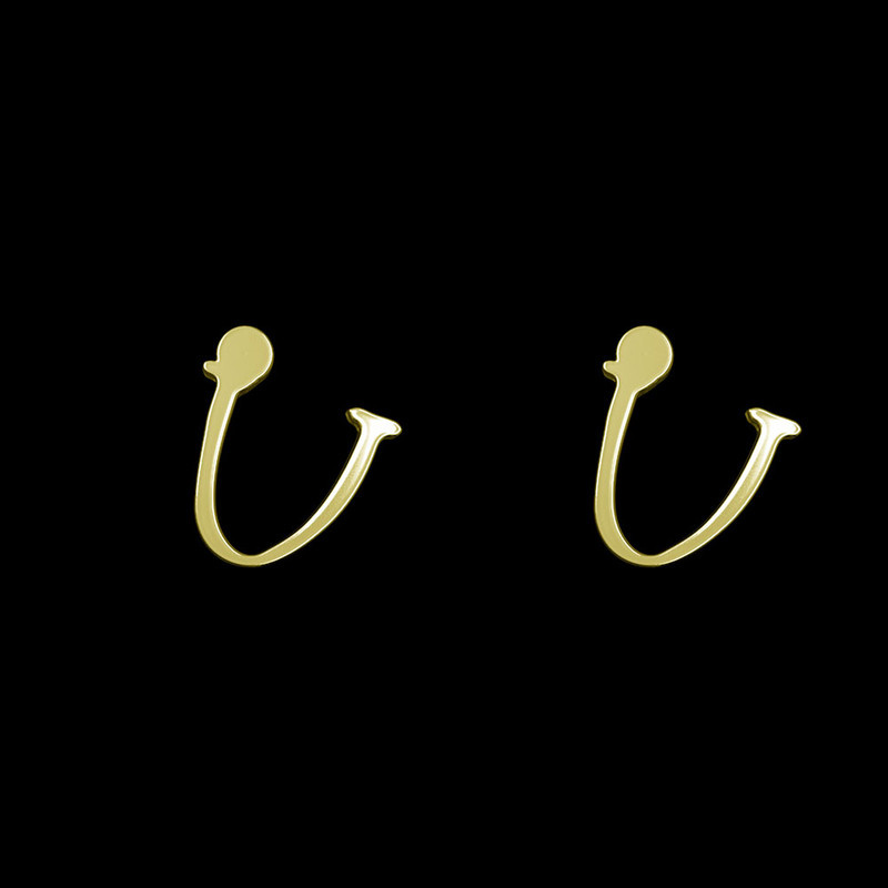 گوشواره طلا 18 عیار زنانه مدوپد مدل حرف U کد GA1-16985 گوشواره طلا 18 عیار زنانه مدوپد مدل حرف U کد GA1-16985