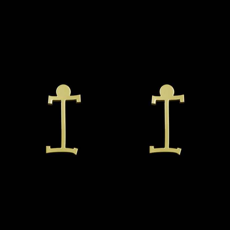 گوشواره طلا 18 عیار زنانه مدوپد مدل حرف I کد GA1-17025 گوشواره طلا 18 عیار زنانه مدوپد مدل حرف I کد GA1-17025