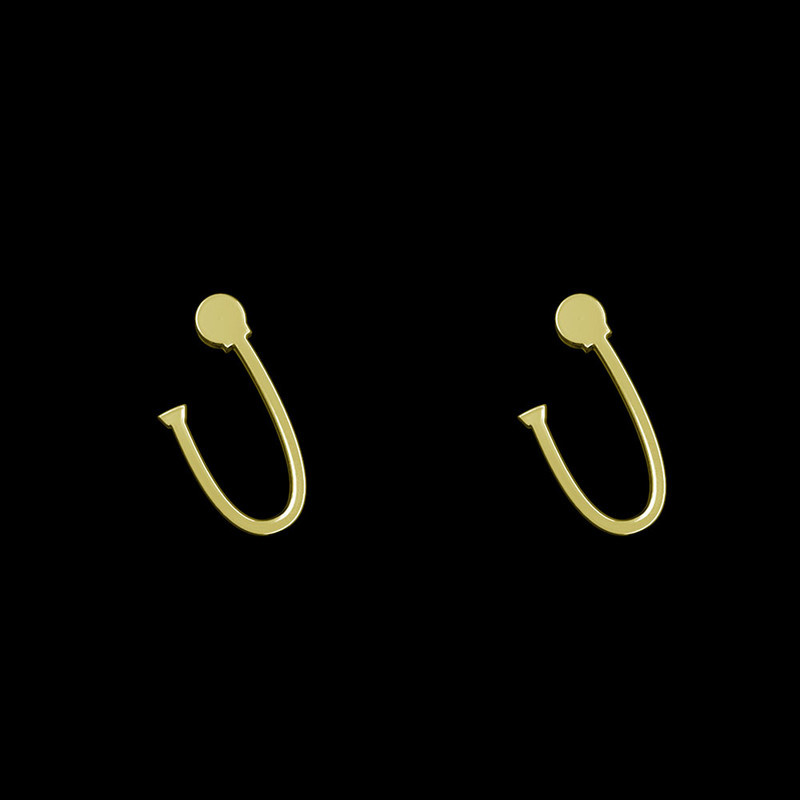 گوشواره طلا 18 عیار زنانه مدوپد مدل حرف U کد GA1-17037 گوشواره طلا 18 عیار زنانه مدوپد مدل حرف U کد GA1-17037