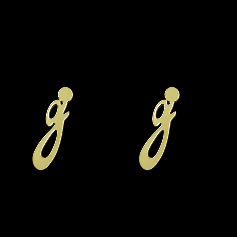 گوشواره طلا 18 عیار زنانه مدوپد مدل حرف G کد GA1-17114 گوشواره طلا 18 عیار زنانه مدوپد مدل حرف G کد GA1-17114