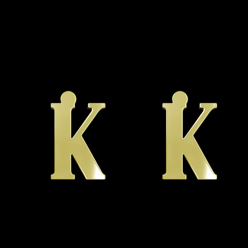 گوشواره طلا 18 عیار زنانه مدوپد مدل حرف K کد GA1-17157 گوشواره طلا 18 عیار زنانه مدوپد مدل حرف K کد GA1-17157