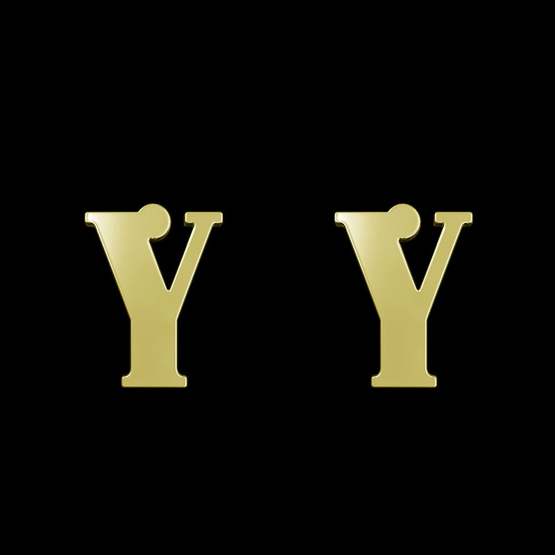 گوشواره طلا 18 عیار زنانه مدوپد مدل حرف Y کد GA1-17171 گوشواره طلا 18 عیار زنانه مدوپد مدل حرف Y کد GA1-17171