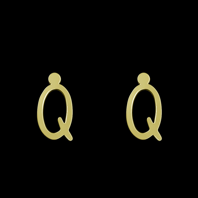 گوشواره طلا 18 عیار زنانه مدوپد مدل حرف Q کد GA1-17189 گوشواره طلا 18 عیار زنانه مدوپد مدل حرف Q کد GA1-17189