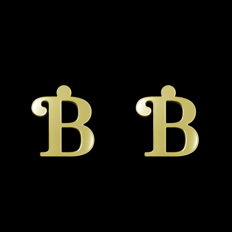 گوشواره طلا 18 عیار زنانه مدوپد مدل حرف B کد GA1-17200 گوشواره طلا 18 عیار زنانه مدوپد مدل حرف B کد GA1-17200