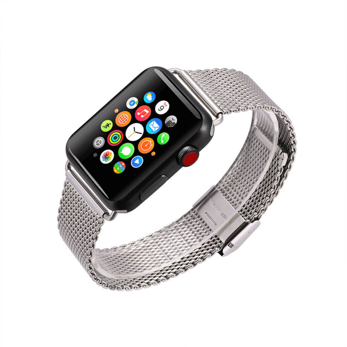 بند ساعت هوشمند اپل واچ 42/44/45 میلی متری کوتتسی مدل WH5236 - W23-نقرهای بند ساعت هوشمند اپل واچ 42/44/45 میلی متری کوتتسی مدل WH5236 - W23-نقرهای