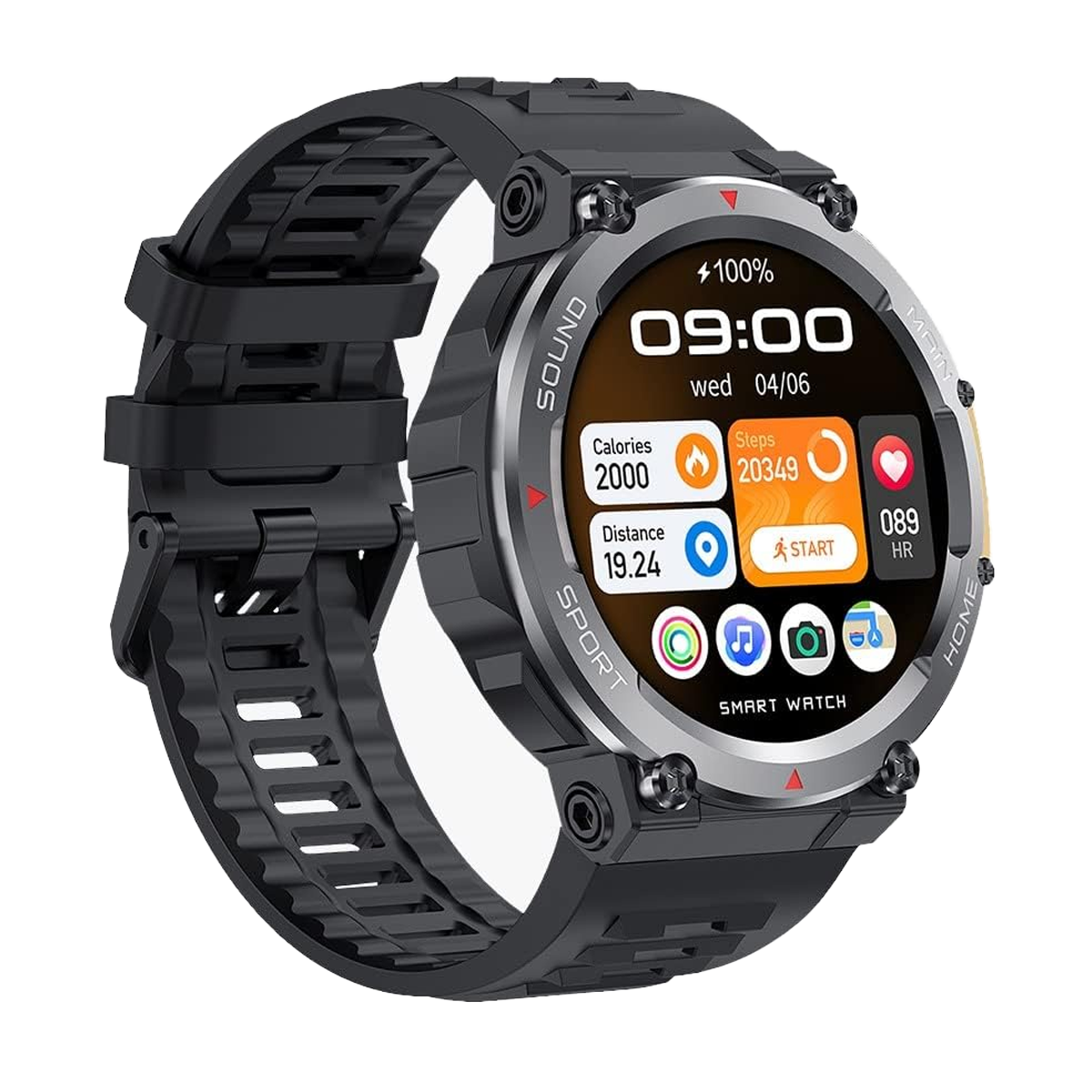 ساعت هوشمند گرین لاین مدل Adventure -مشکی