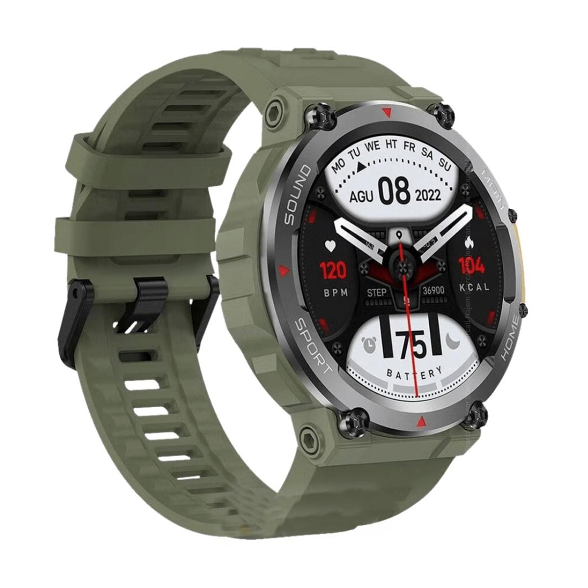 ساعت هوشمند گرین لاین مدل ADVENTURE GNADSW-سبز