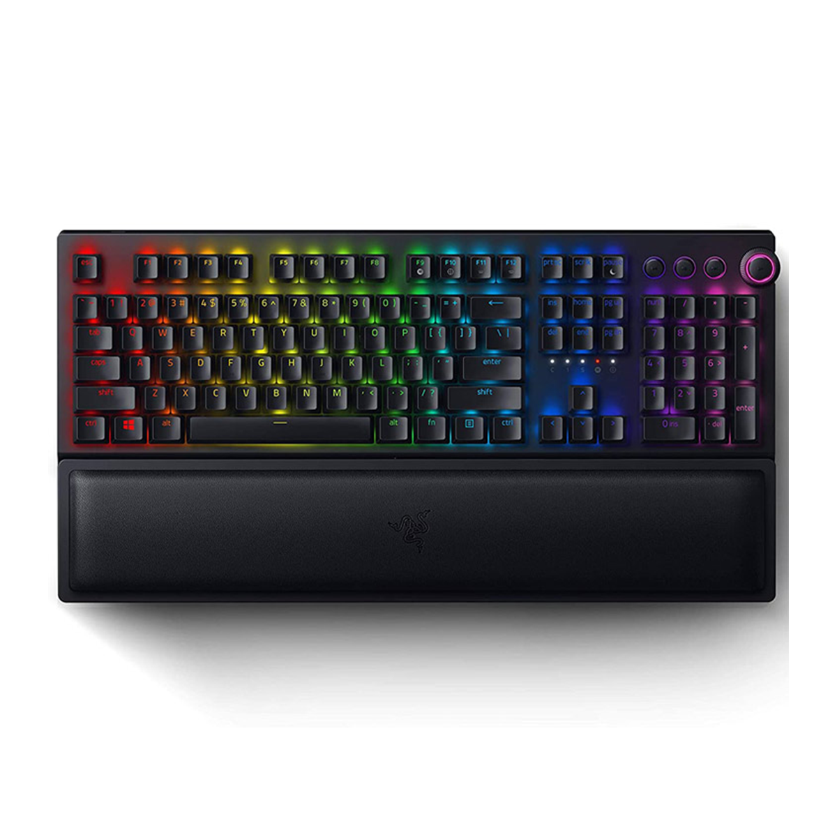 کیبورد گیمینگ ریزر مدل BlackWidow V3 Pro سوئیچ زرد مکانیکال