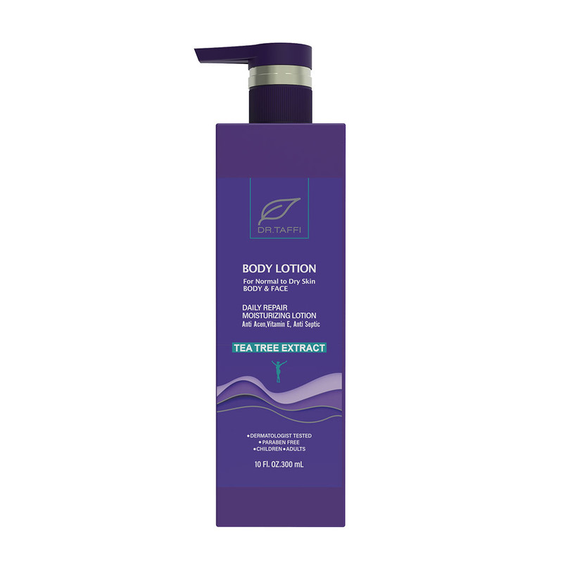 لوسیون بدن دکتر تافی مدل درخت چای حجم 300 میلی لیتر لوسیون بدن دکتر تافی مدل درخت چای حجم 300 میلی لیتر