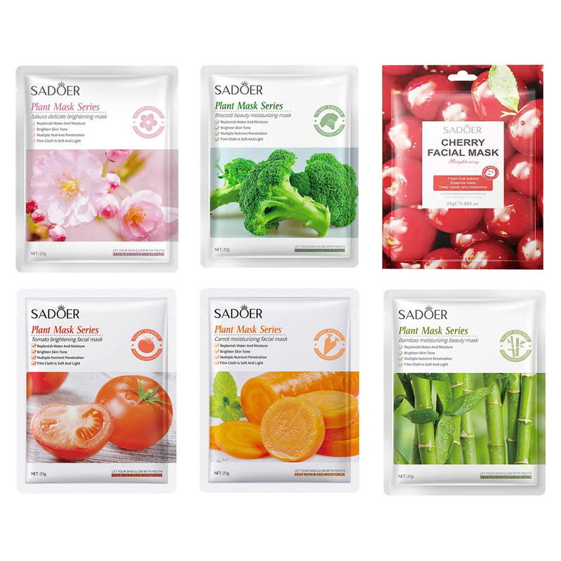ماسک سادور مدل plant 2 کد 07 وزن 25 گرم مجموعه 6 عددی ماسک سادور مدل plant 2 کد 07 وزن 25 گرم مجموعه 6 عددی