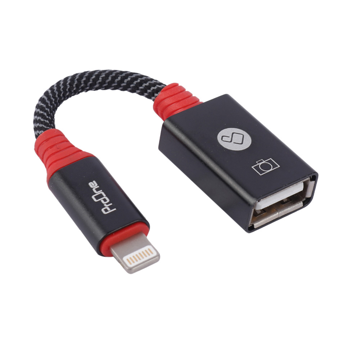 مبدل OTG به لایتنینگ پرووان مدل PCO06  -مشکی مبدل OTG به لایتنینگ پرووان مدل PCO06  -مشکی