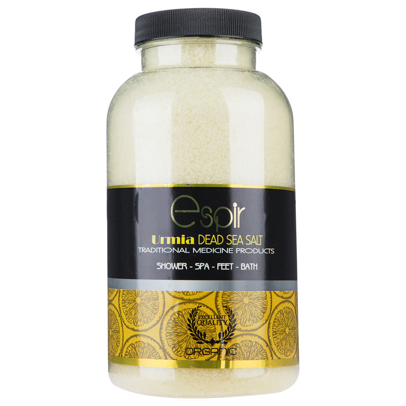 نمک زیبایی اسپیر دانه ریز مدل Lemon salt وزن 1000 گرم نمک زیبایی اسپیر دانه ریز مدل Lemon salt وزن 1000 گرم