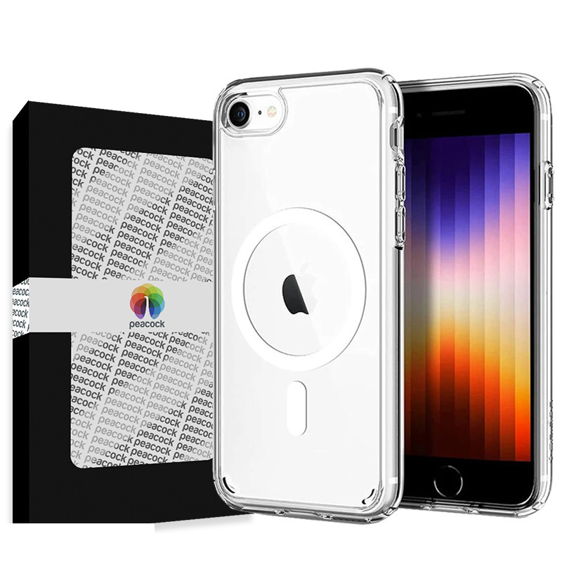 کاور گوشی موبایل اپل iPhone SE 2020/ SE 2022 پیکوک مدل Clear Magsafe کاور گوشی موبایل اپل iPhone SE 2020/ SE 2022 پیکوک مدل Clear Magsafe