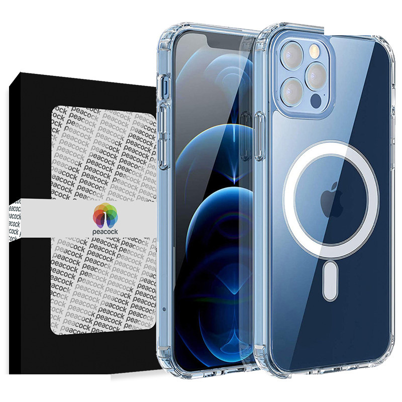کاور گوشی موبایل اپل iPhone 12 Pro Max پیکوک مدل Clear Magsafe کاور گوشی موبایل اپل iPhone 12 Pro Max پیکوک مدل Clear Magsafe