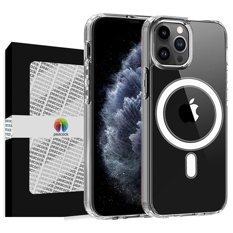 کاور گوشی موبایل اپل iPhone 11 Pro Max پیکوک مدل Clear Magsafe کاور گوشی موبایل اپل iPhone 11 Pro Max پیکوک مدل Clear Magsafe