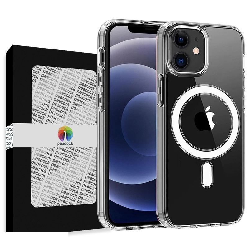 کاور گوشی موبایل اپل iPhone 12 پیکوک مدل Clear Magsafe کاور گوشی موبایل اپل iPhone 12 پیکوک مدل Clear Magsafe
