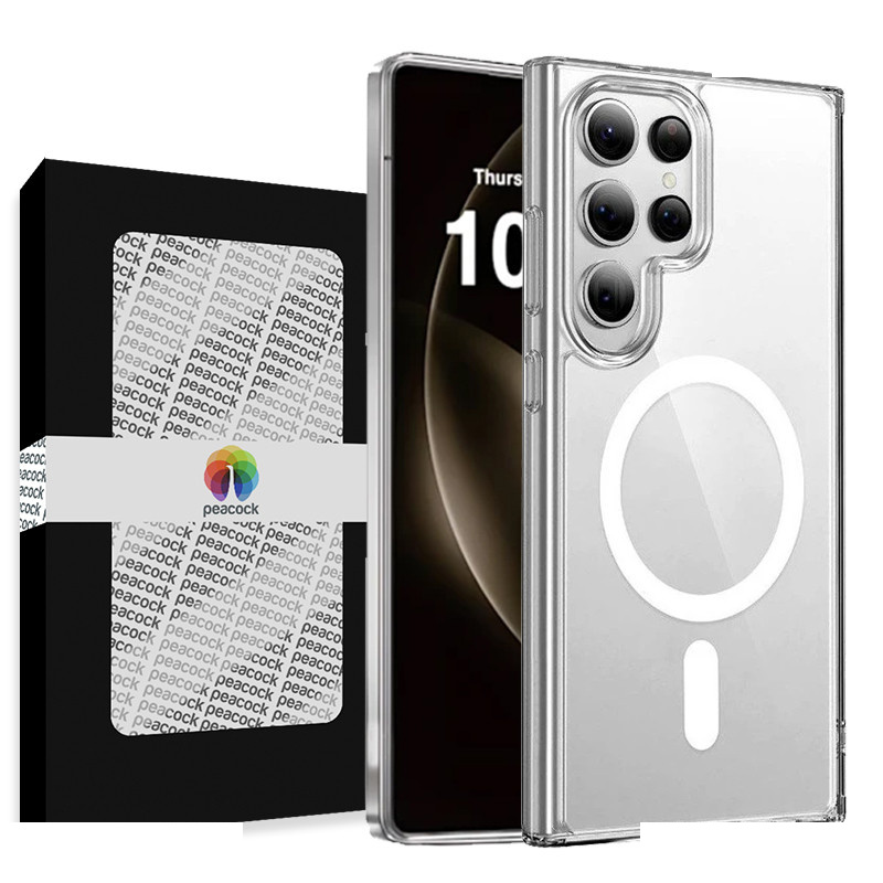 کاور گوشی موبایل سامسونگ Galaxy S25 Ultra پیکوک مدل Clear Magsafe