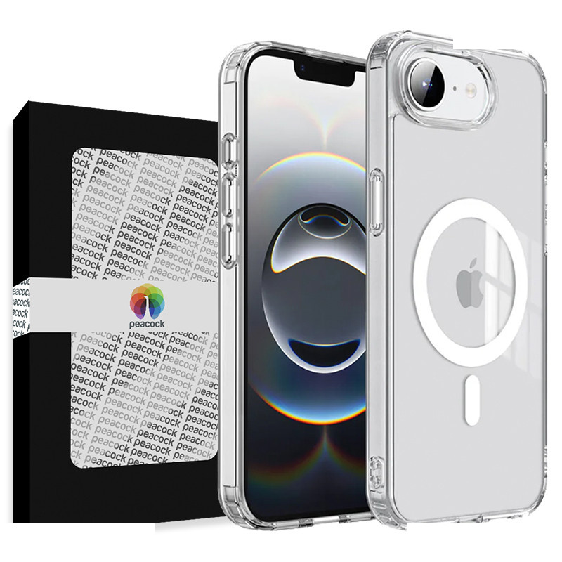 کاور گوشی موبایل اپل iPhone 16e پیکوک مدل Clear Magsafe کاور گوشی موبایل اپل iPhone 16e پیکوک مدل Clear Magsafe