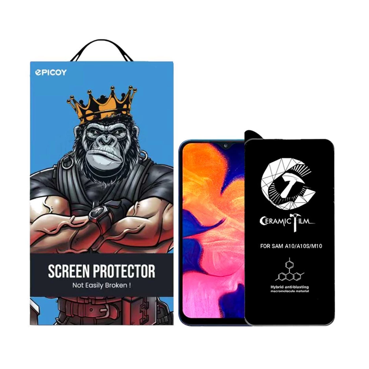 گلس گوشی سامسونگ گلکسی A10 /A10s /M10 اپیکوی مدل CR7  گلس گوشی سامسونگ گلکسی A10 /A10s /M10 اپیکوی مدل CR7