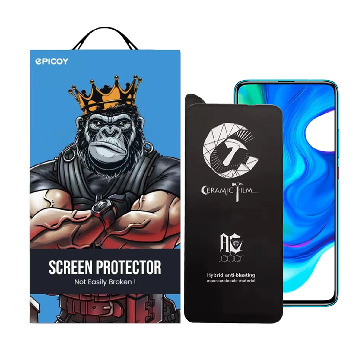 گلس گوشی شیائومی Poco F2 Pro /Redmi K30 Ultra /K30 Pro /K30 اپیکوی مدل CR7  گلس گوشی شیائومی Poco F2 Pro /Redmi K30 Ultra /K30 Pro /K30 اپیکوی مدل CR7