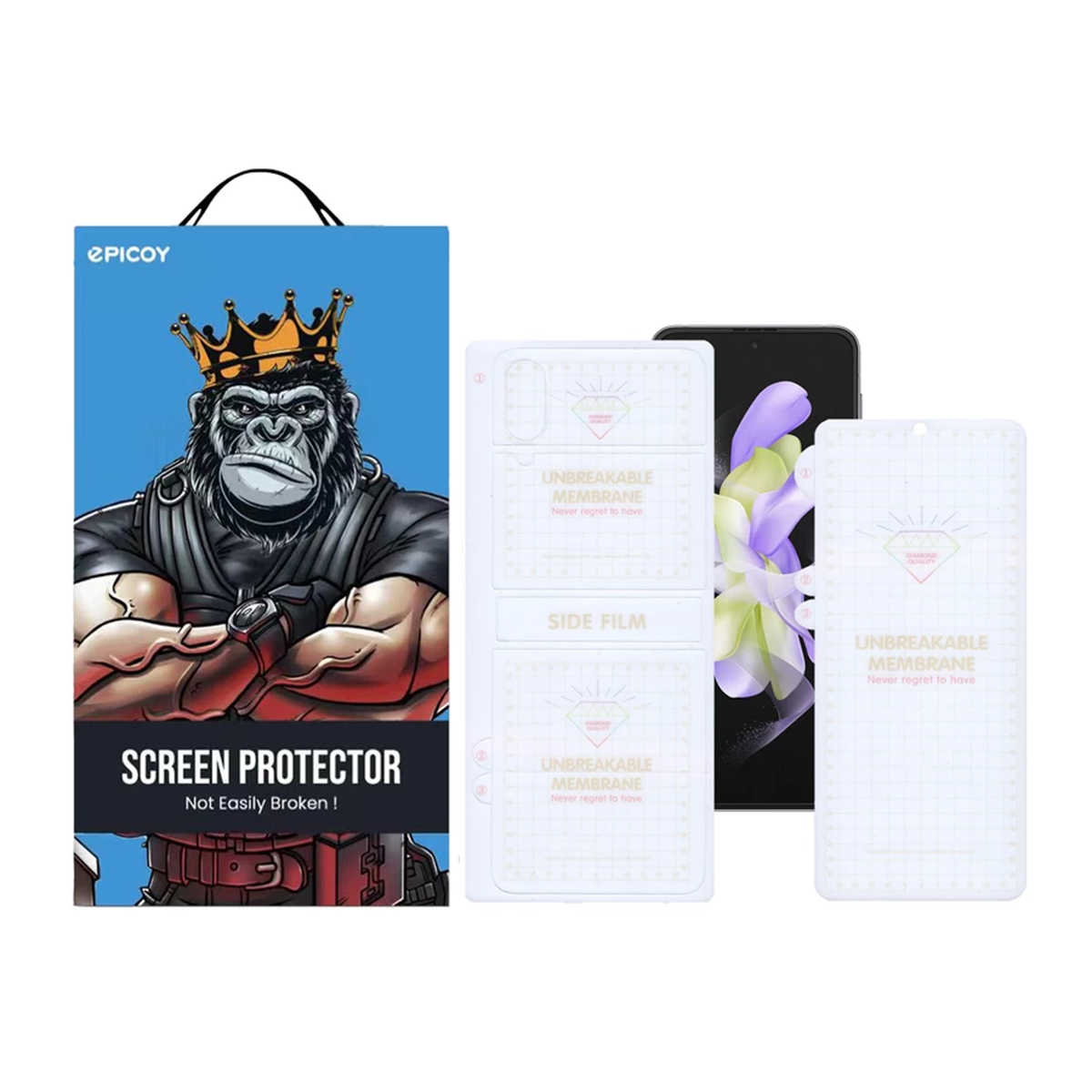 محافظ صفحه نمایش و پشت گوشی سامسونگ Galaxy Z Flip 4 5G اپیکوی مدل Hydrogel-بی رنگ شفاف محافظ صفحه نمایش و پشت گوشی سامسونگ Galaxy Z Flip 4 5G اپیکوی مدل Hydrogel-بی رنگ شفاف