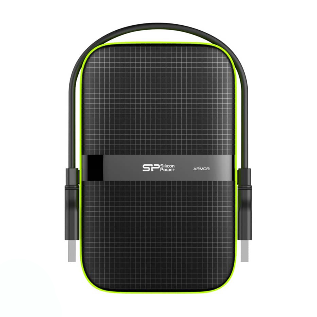 هارد اکسترنال سیلیکون پاور مدل Armor A60 ظرفیت 1 ترابایت-مشکی سبز