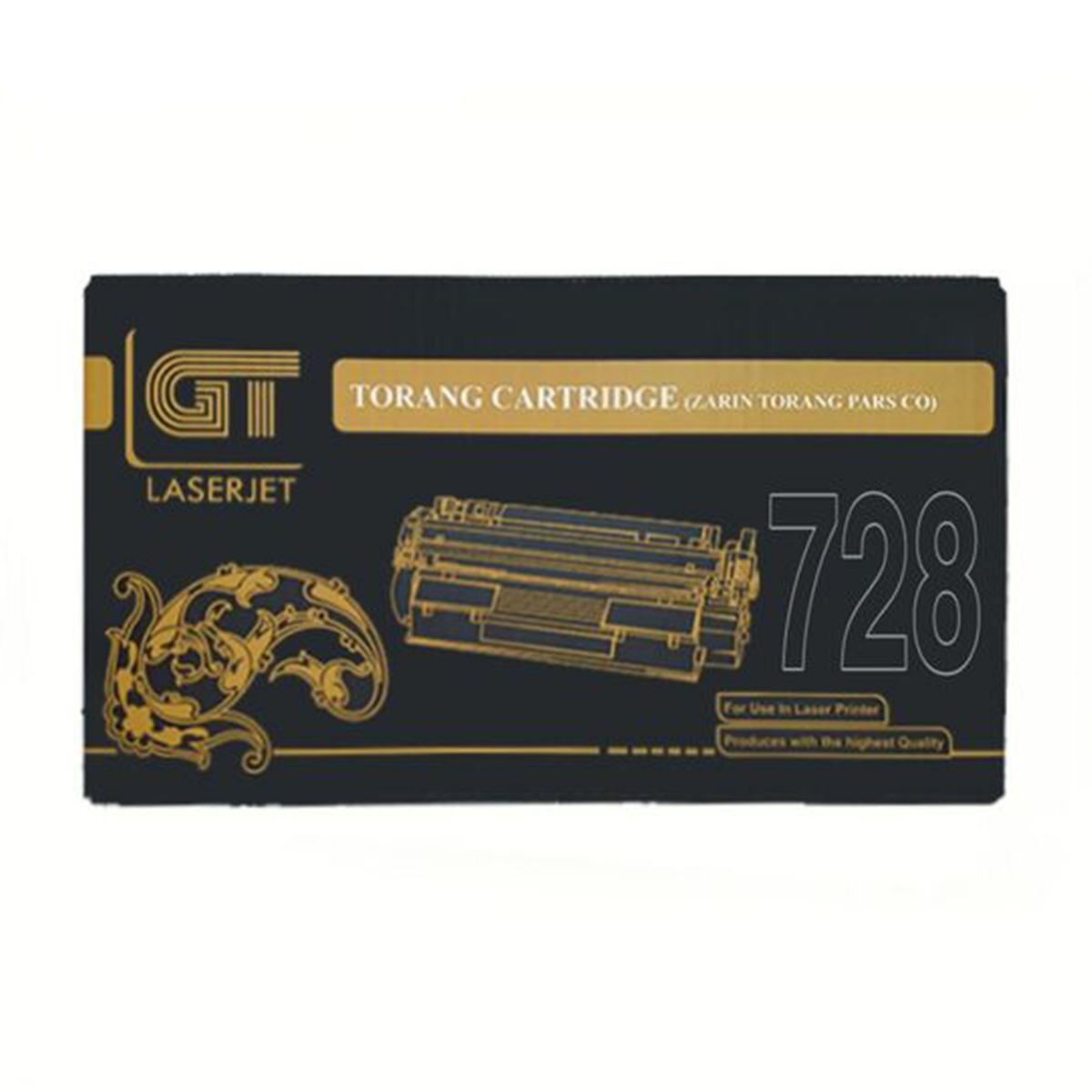 کارتریج جی تی طرح کانن 728 مشکی  کارتریج جی تی طرح کانن 728 مشکی