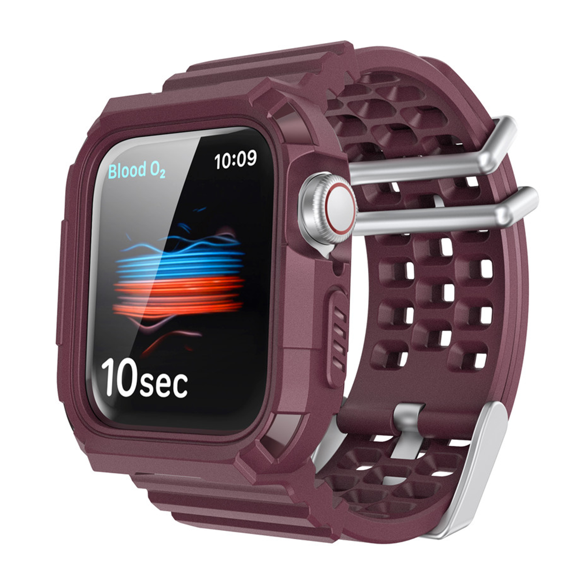 بند اپل واچ 38/40 میلی متری آها استایل مدل WA07 -زرشکی