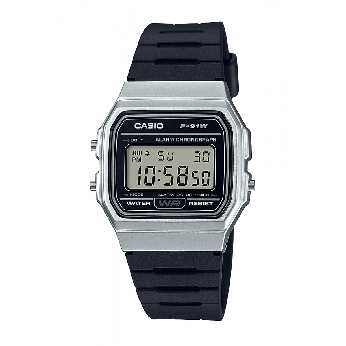 ساعت دیجیتال کاسیو مدل F-91WM-7A-نقرهای ساعت دیجیتال کاسیو مدل F-91WM-7A-نقرهای
