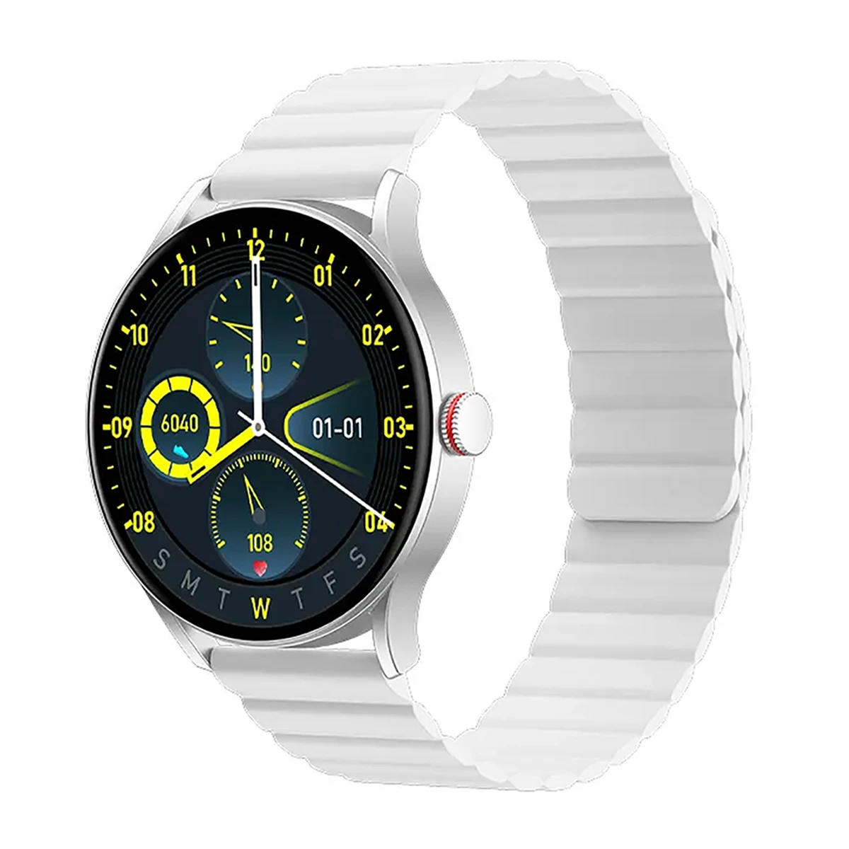 ساعت هوشمند ایمیکی مدل TG1-نقره‌ای